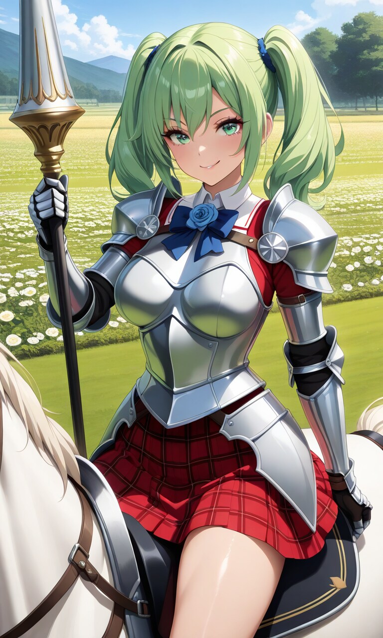 白馬の姫騎士あおいちゃん