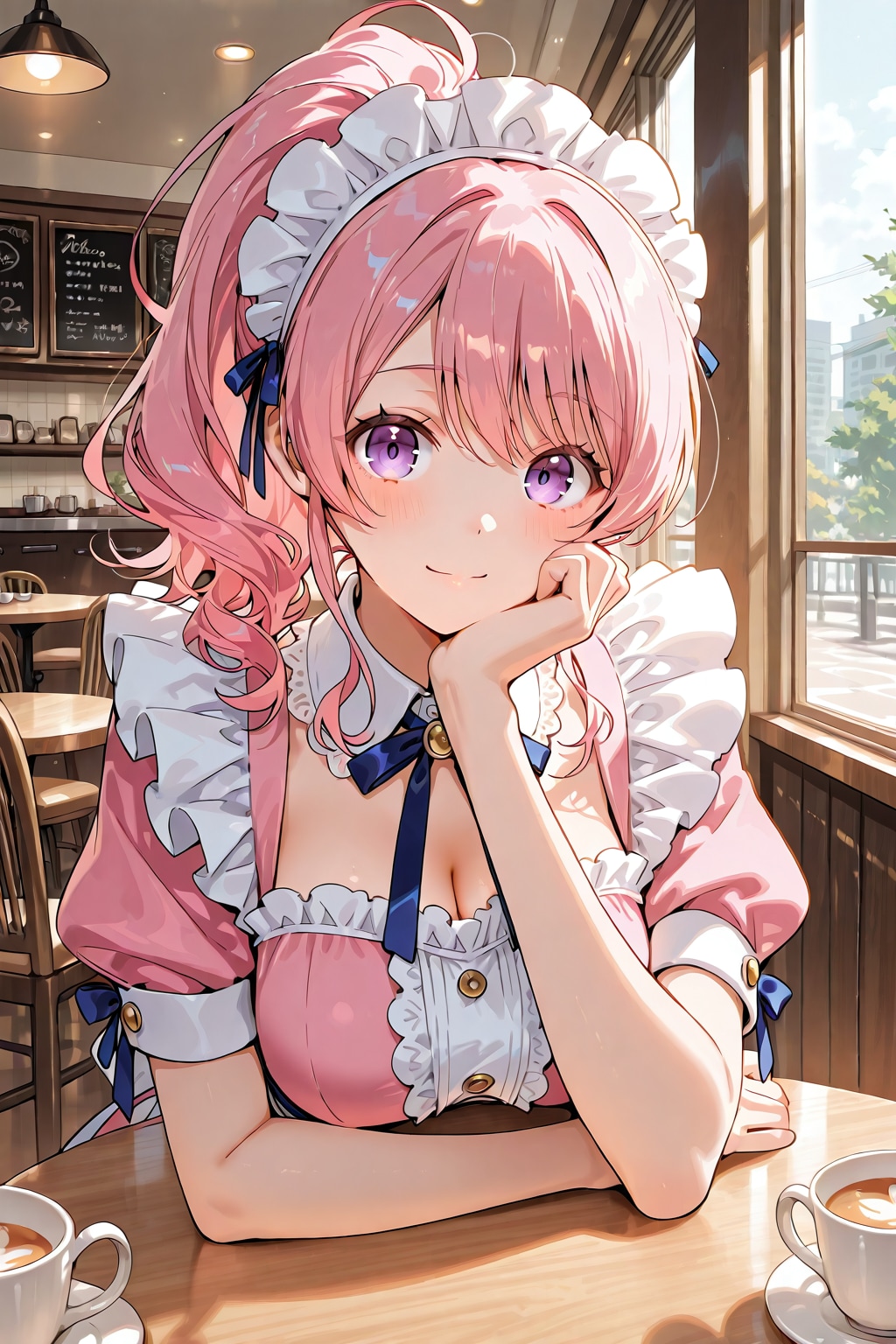 パステルカラーのメイド | の人気AIイラスト・グラビア