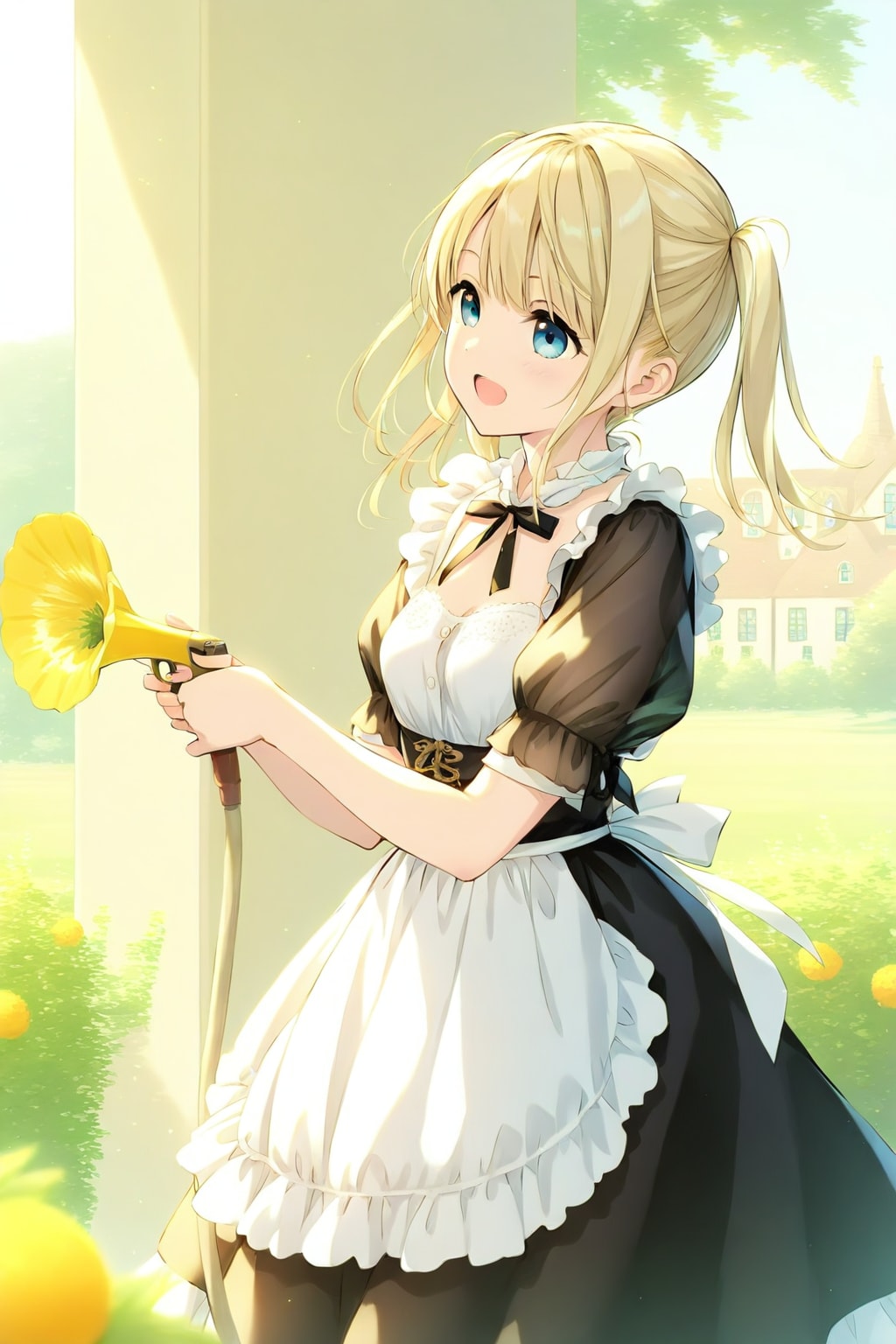 金髪ツインテメイドちゃん