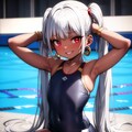褐色組み合わせシリーズ①褐色×白髪 2枚目