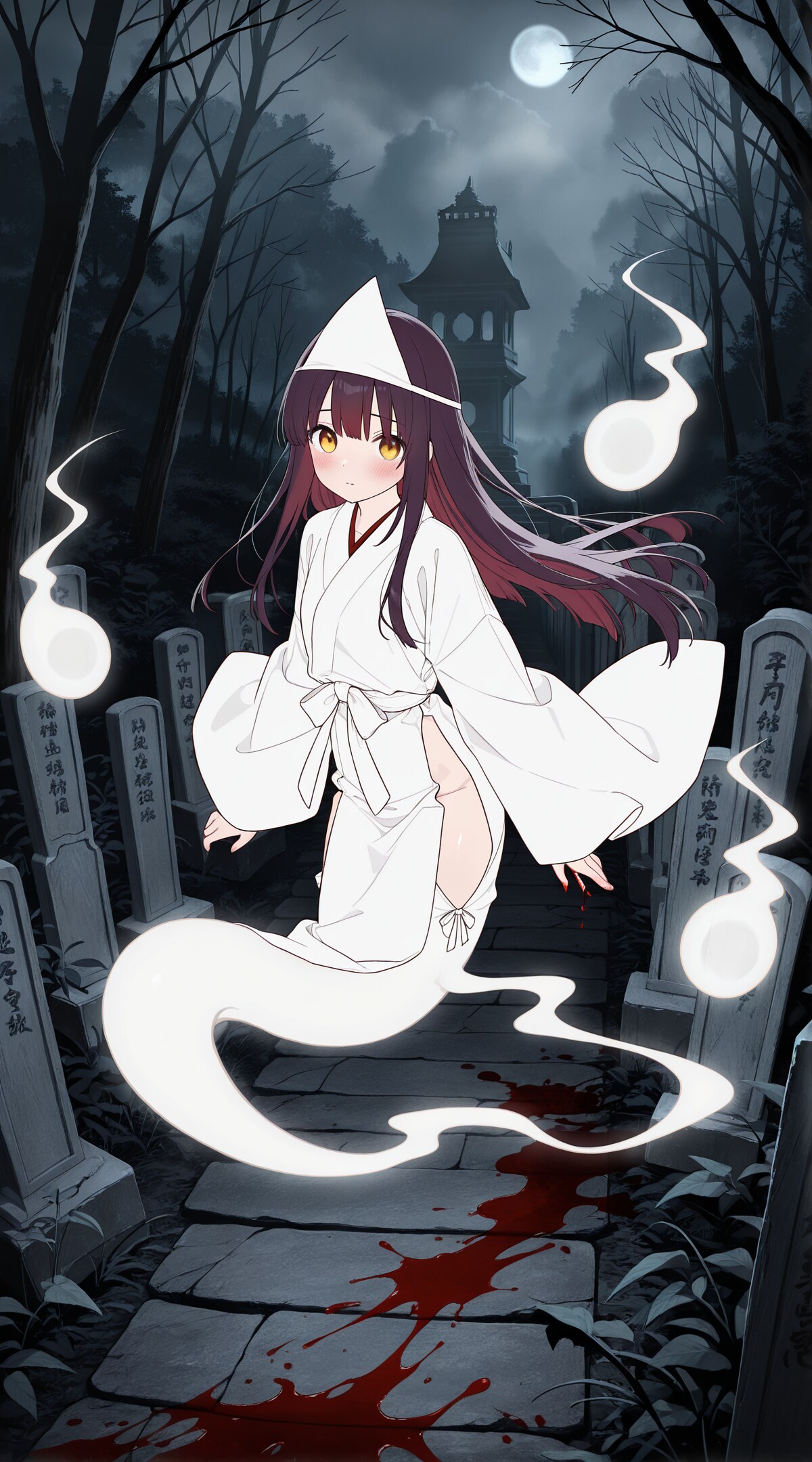 女の子幽霊 1 | の人気AIイラスト・グラビア