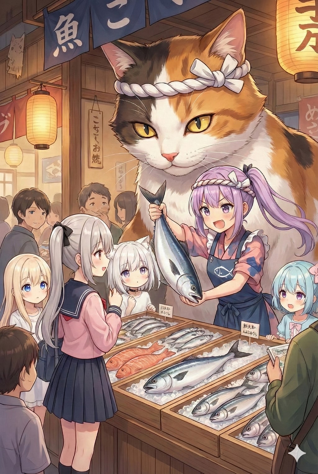 みんなでお魚屋さん「へいっお待ち！」