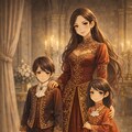 覇王の愛人と子供達 3枚目