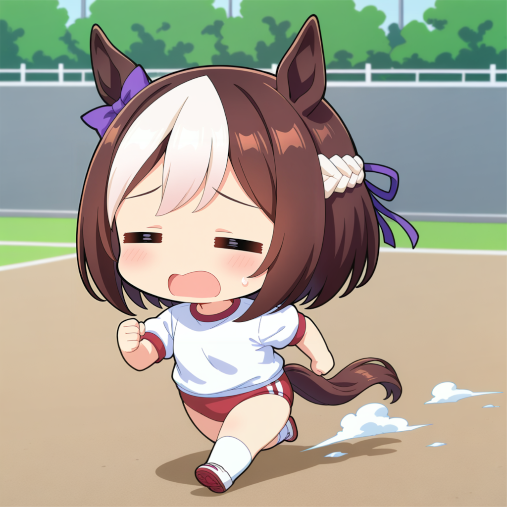 スペちゃんトレーニング中