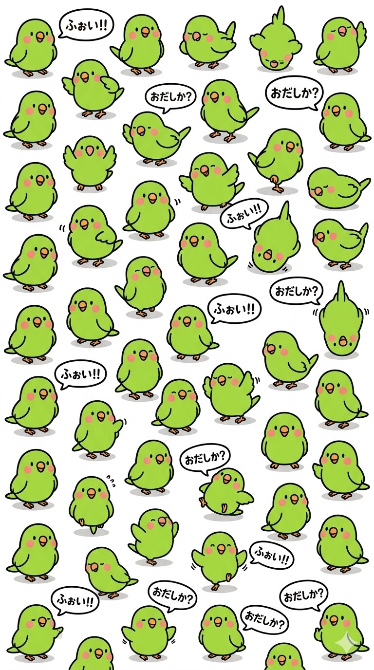 ぴーちゃんとうちのインコ