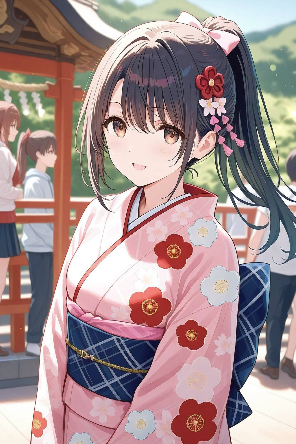 着物の女の子