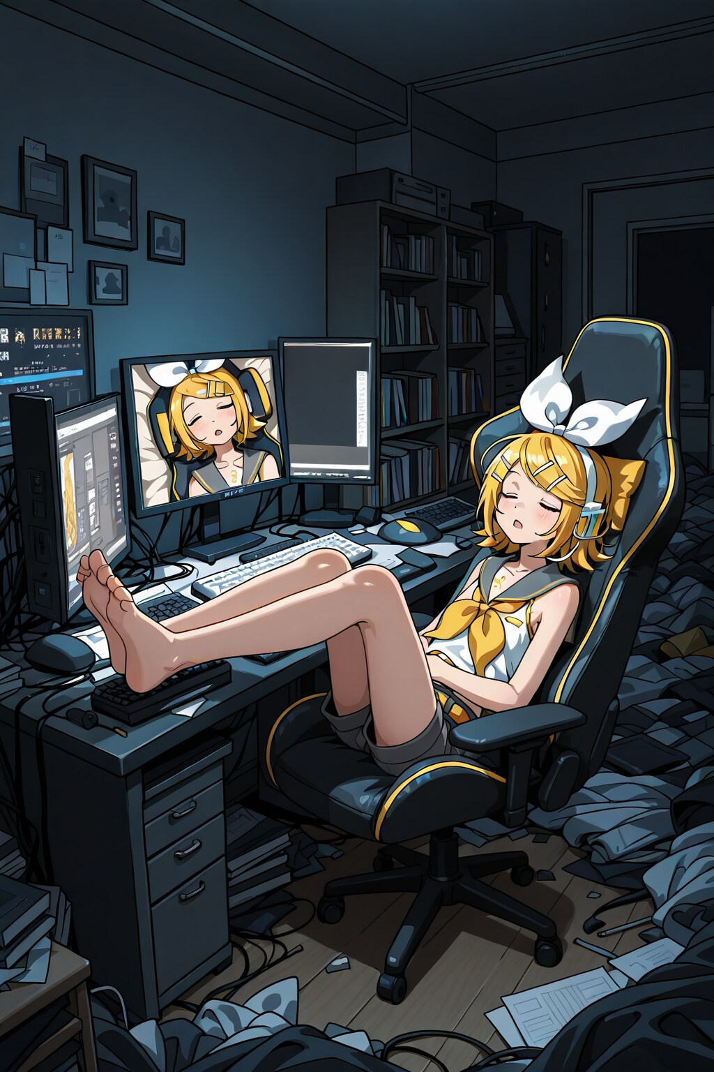 鏡音リン８１ | の人気AIイラスト・グラビア