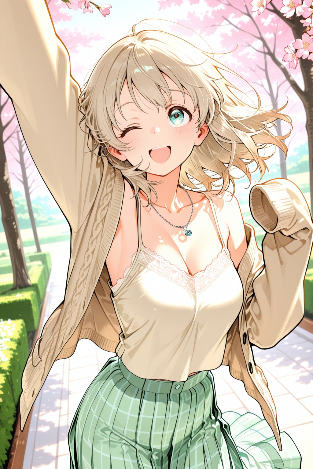 花見中のぶかぶか袖JD(企画参加)