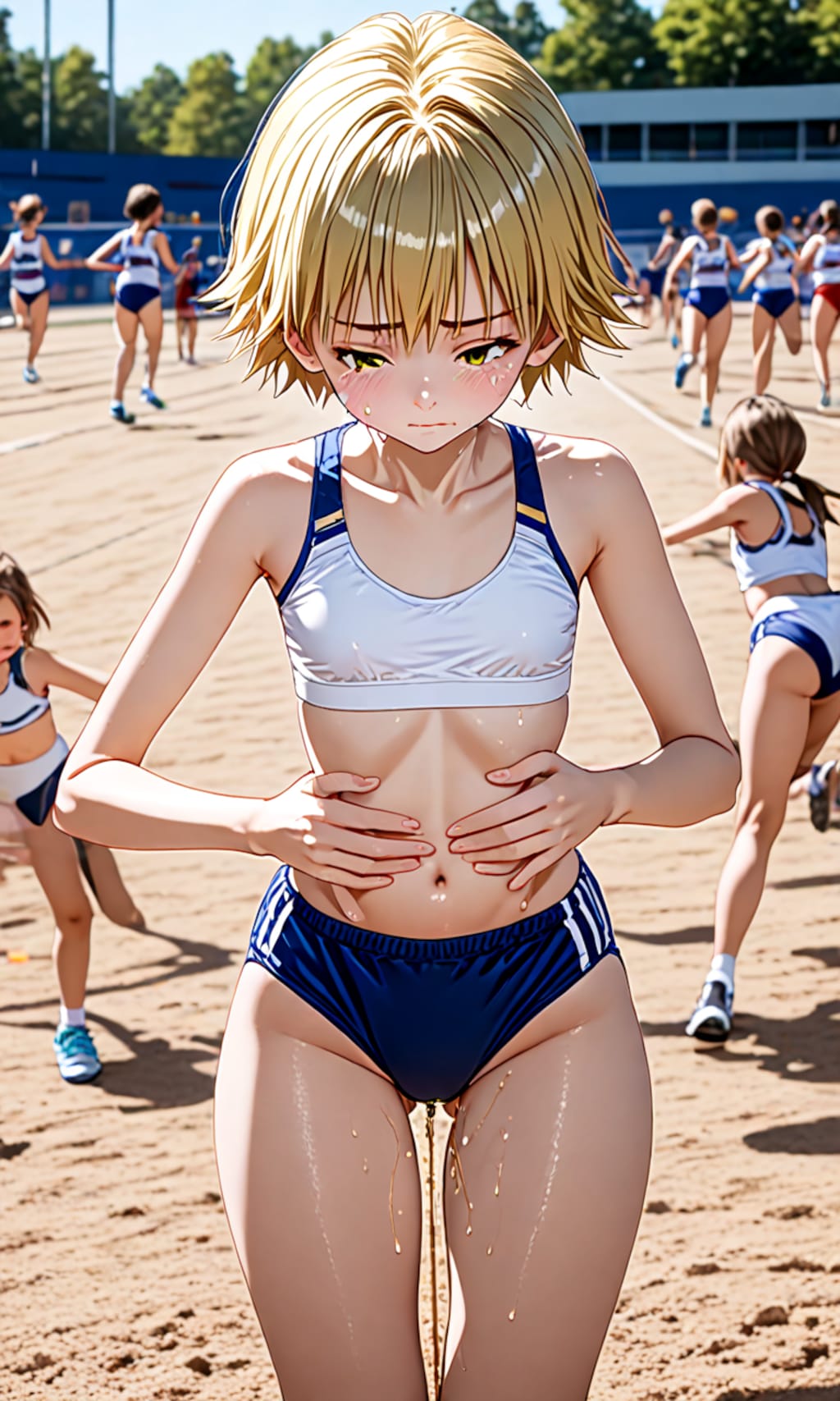 ブルマでおもらし