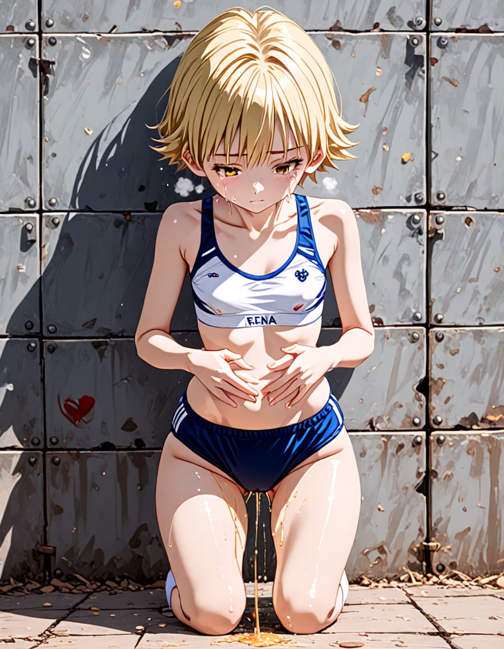 ブルマでおもらし