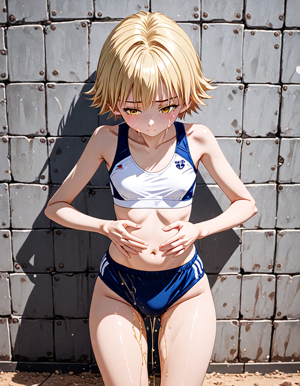 ブルマでおもらし
