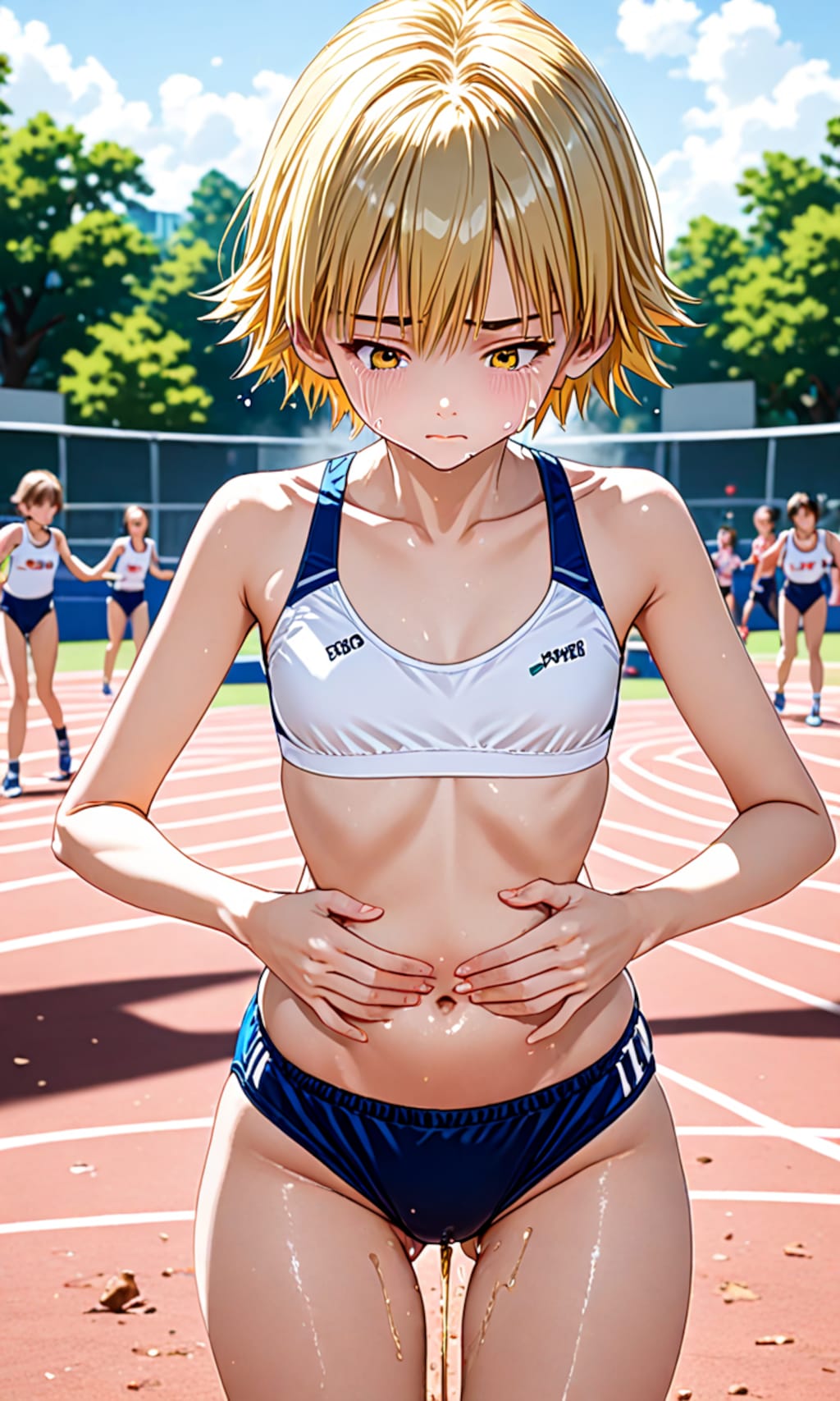 ブルマでおもらし