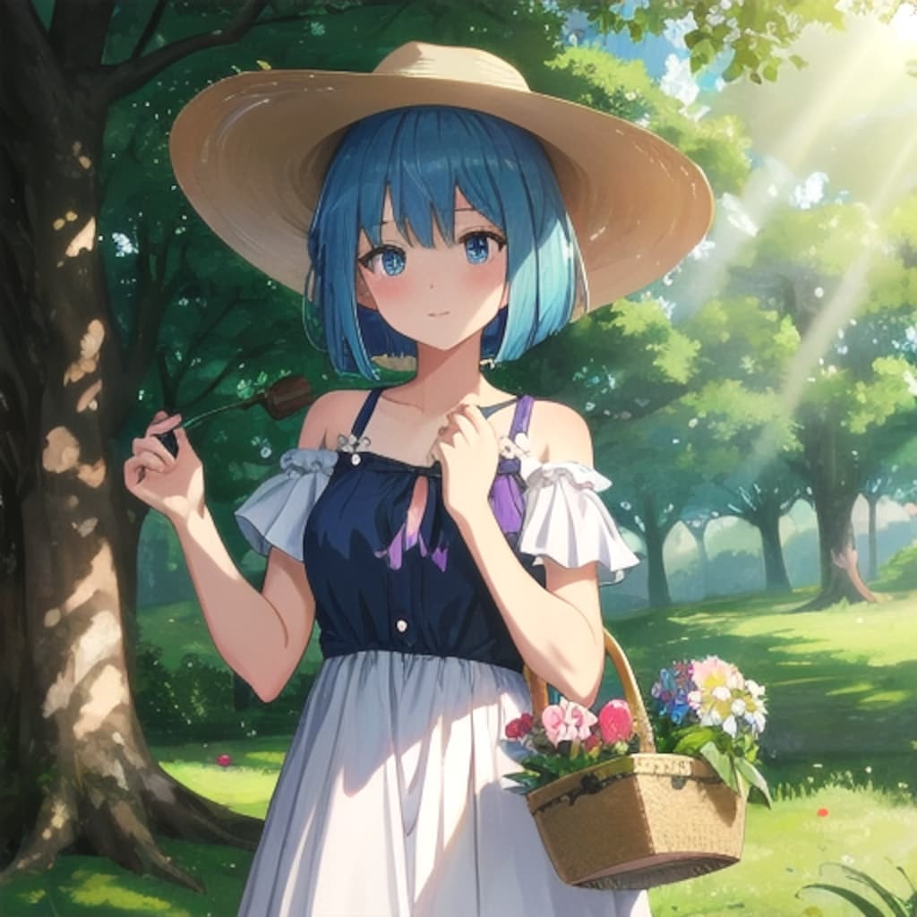 緑の中の避暑地