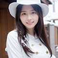 白コートと帽子 2 6枚目