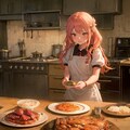 謎料理を作る少女 4枚目