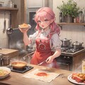 謎料理を作る少女 3枚目