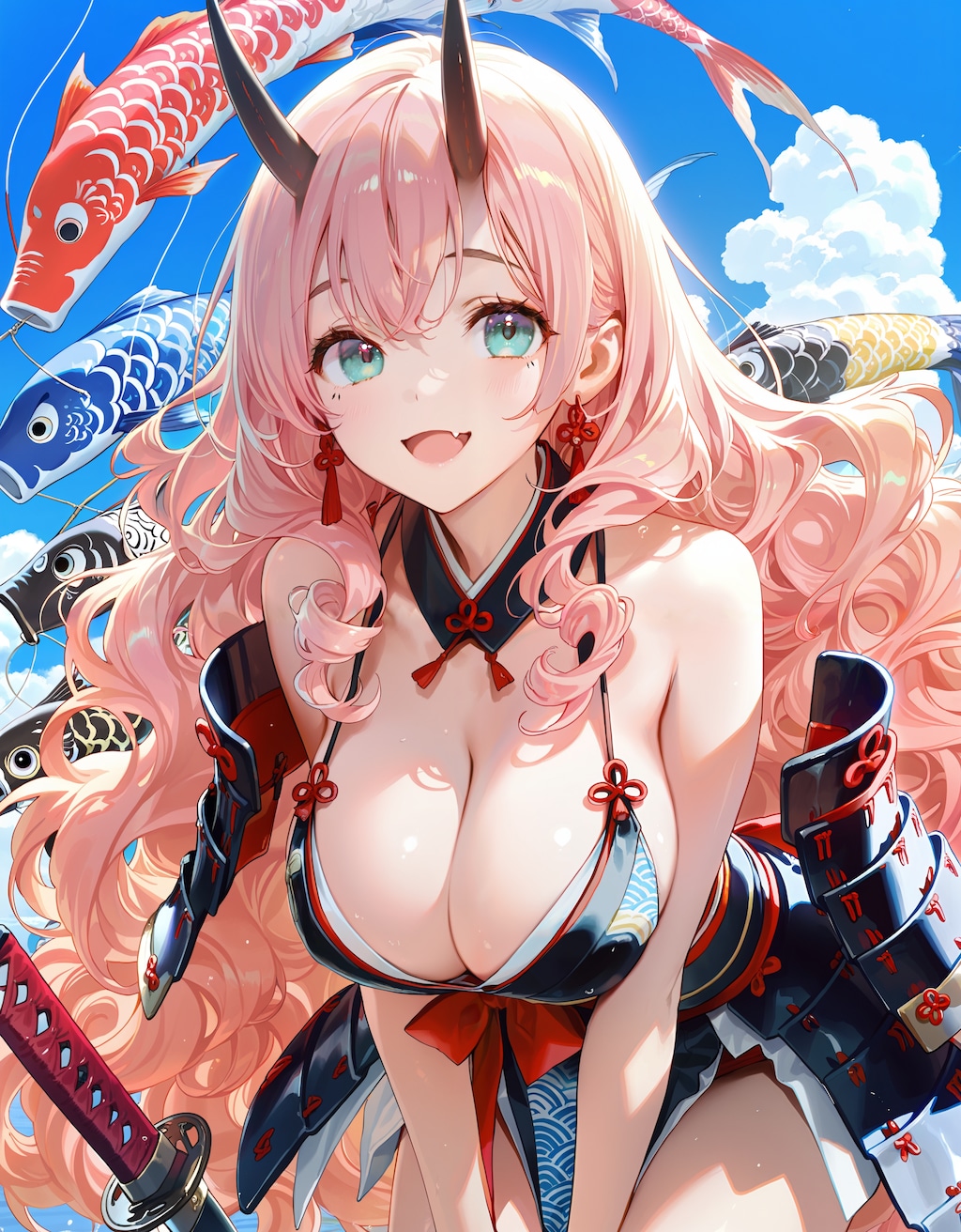 こどもの日の鬼娘さん