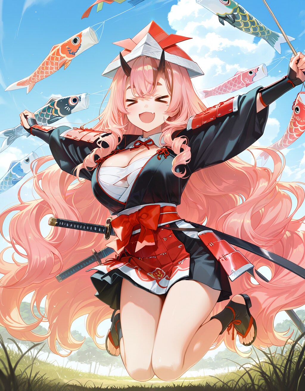 こどもの日の鬼娘さん