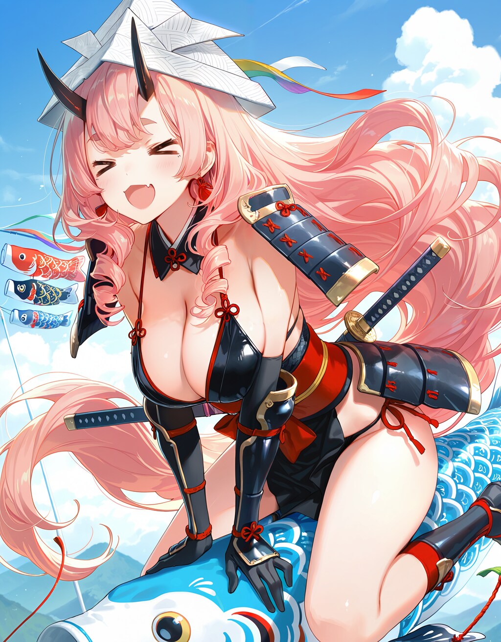 こどもの日の鬼娘さん