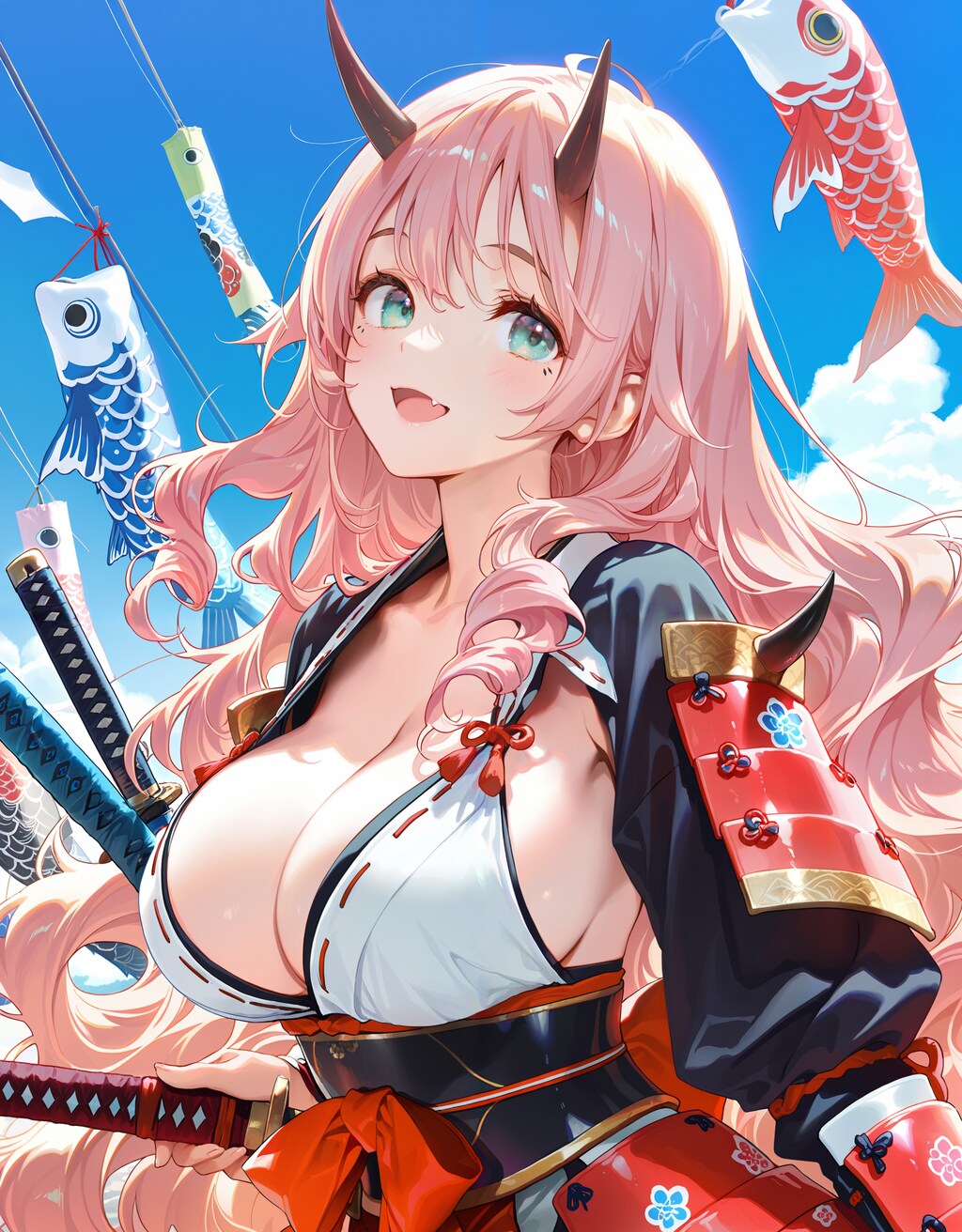 こどもの日の鬼娘さん