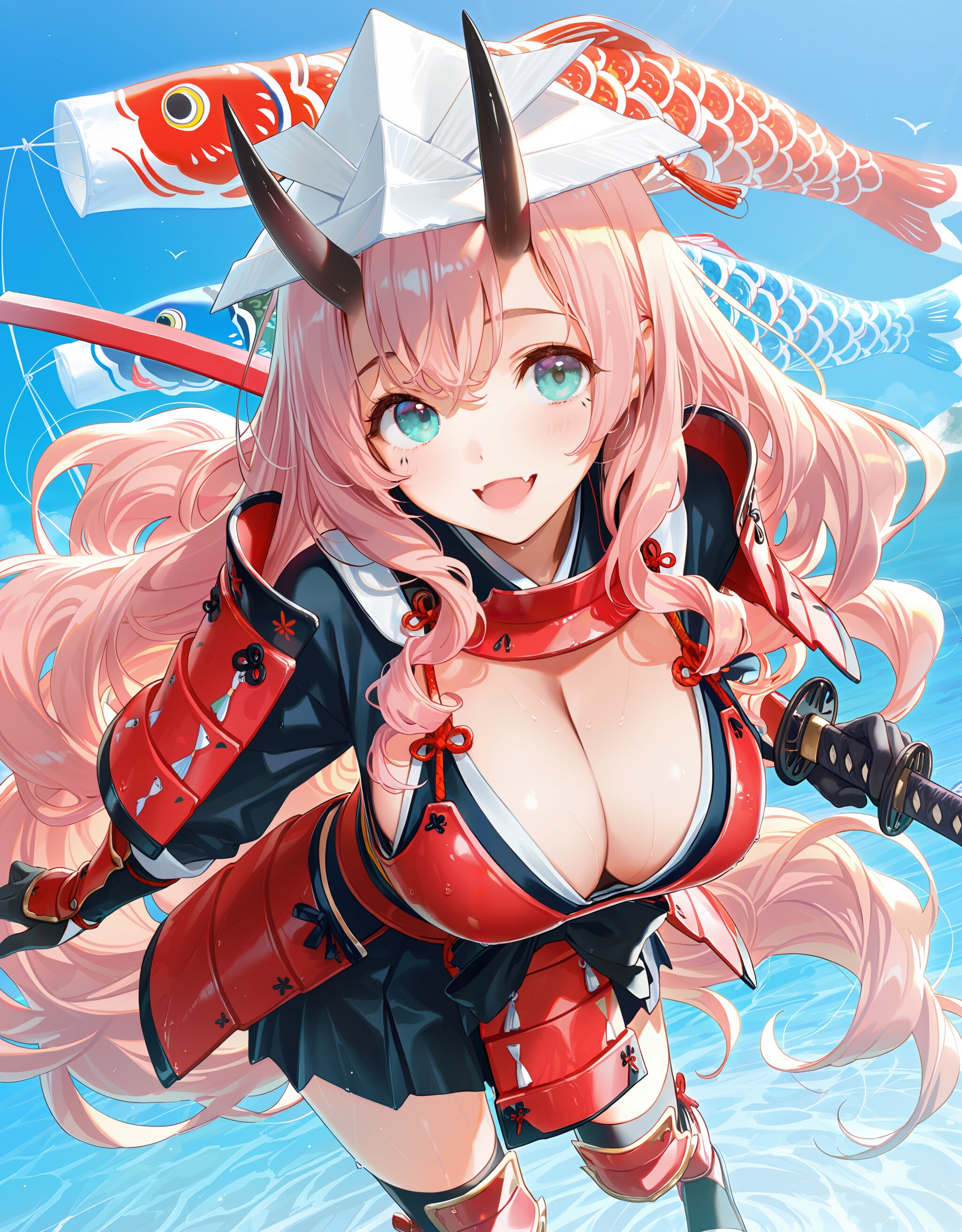 こどもの日の鬼娘さん