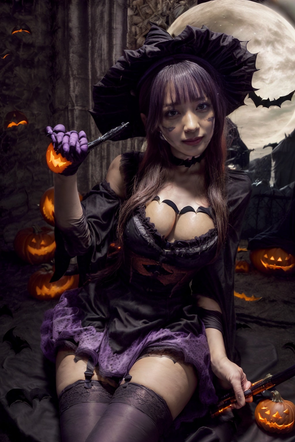 魔女のお姉さん（ハロウィン）①