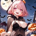 痴女ハロウィン 2枚目