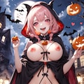 痴女ハロウィン 3枚目