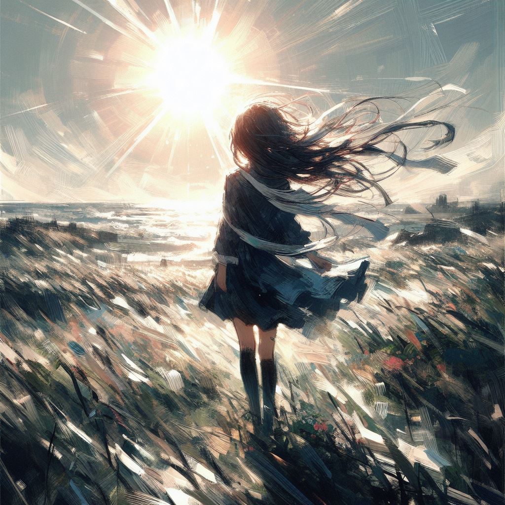 太陽と少女59 | の人気AIイラスト・グラビア
