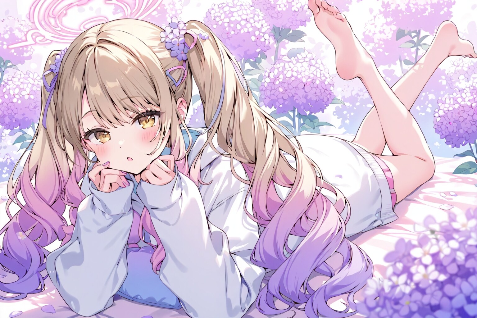 寛ぎLILACちゃん | の人気AIイラスト・グラビア