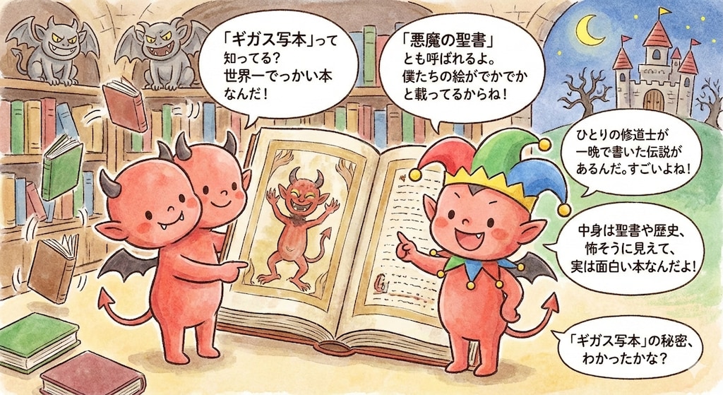 「ギガス写本」も「ヨハネの黙示録」も♪かわいく解説してくれるAIちゃん♪