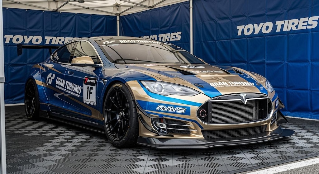 トーヨータイヤテスラセダン