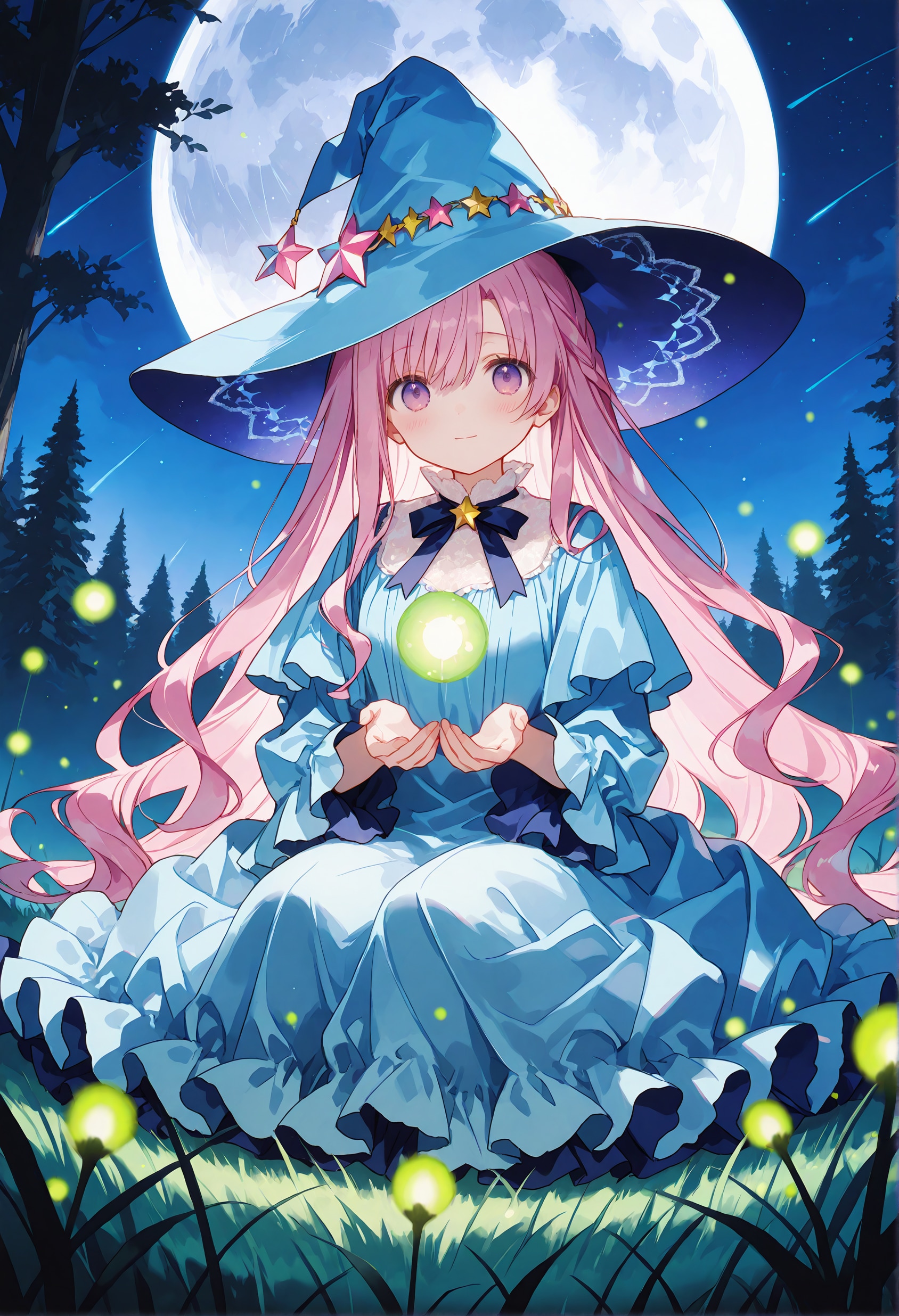 月夜の静寂と魔法の芽吹き