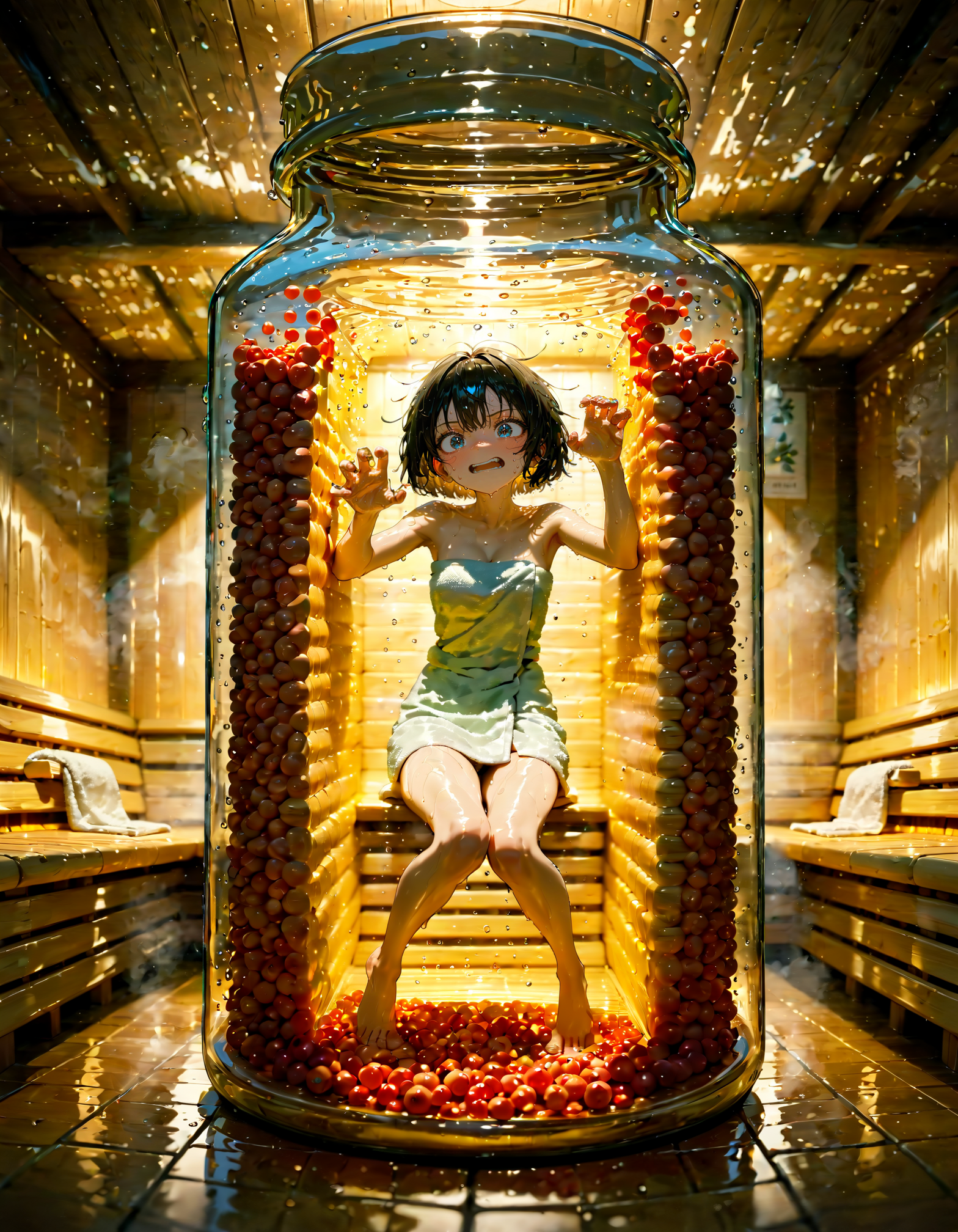 今日は何の日？　サウナの日（サウナ健康の日） | の人気AIイラスト・グラビア