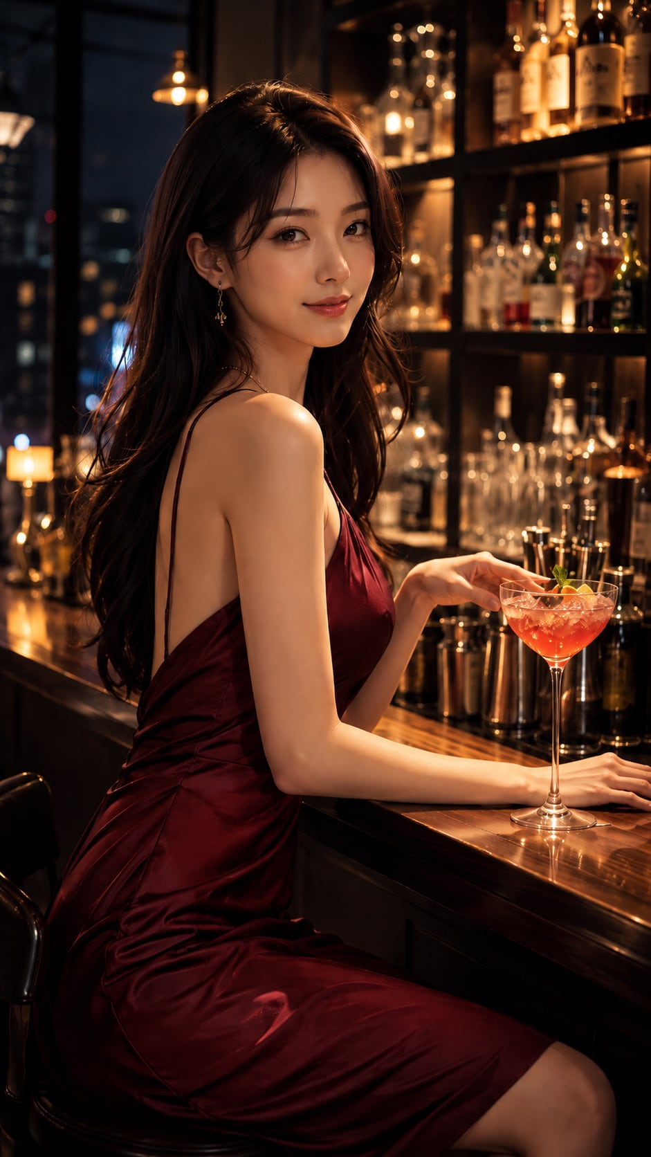 グラス越しの夜