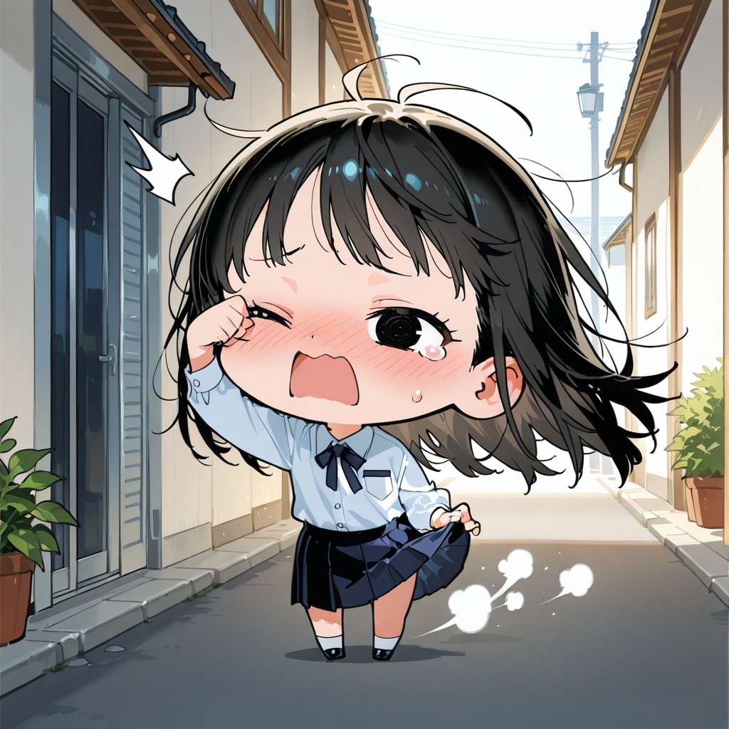 強風えらいこっちゃ