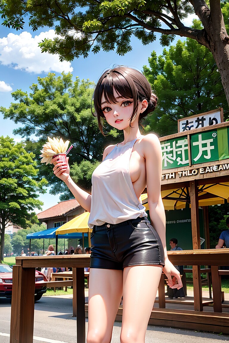 公園ポートレート