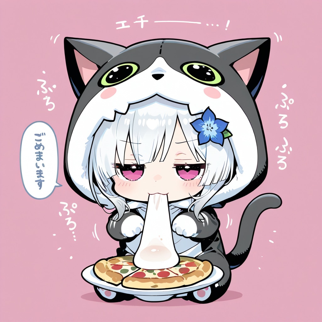 きぐるみの白髪ちゃん | の人気AIイラスト・グラビア