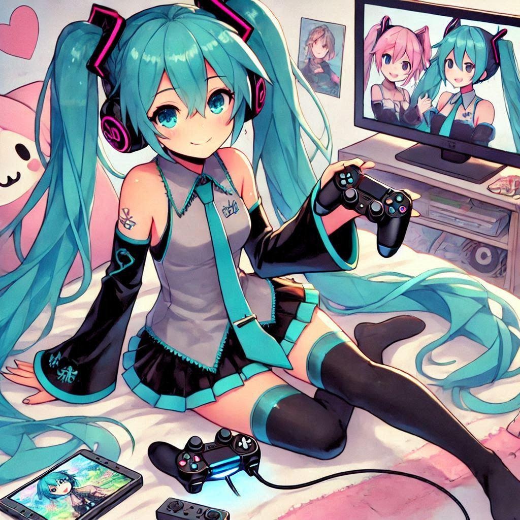 初音ミクとゲーム配信