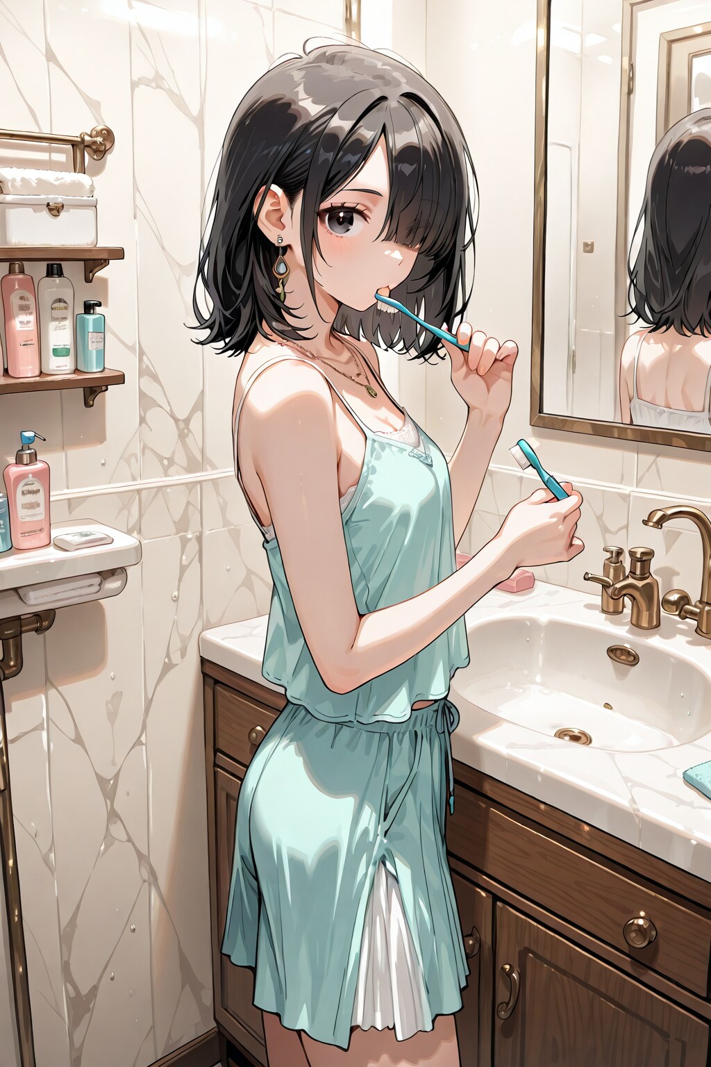 めかくれ女子＃２８６ | の人気AIイラスト・グラビア