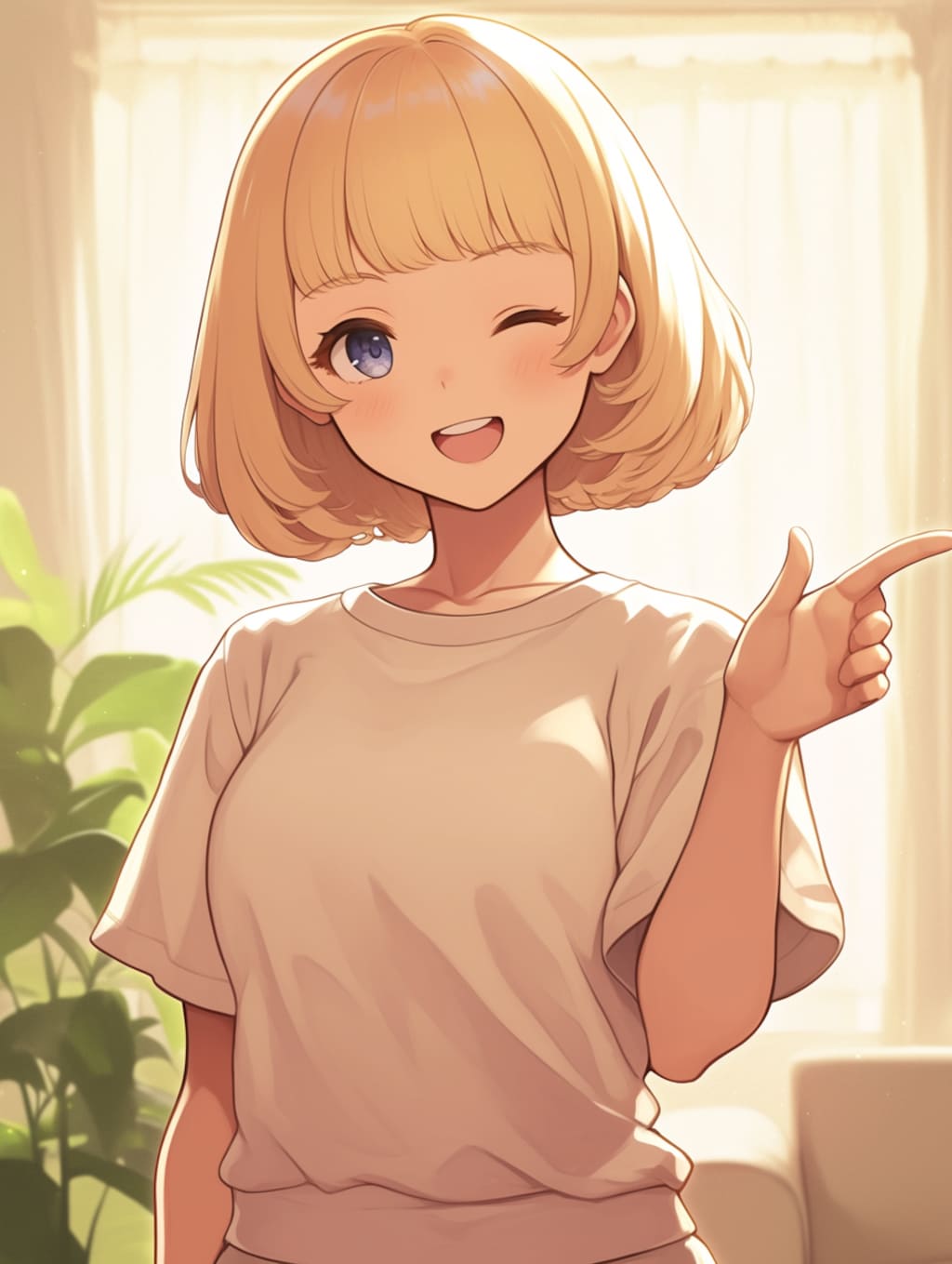 マッシュカットの子✨50