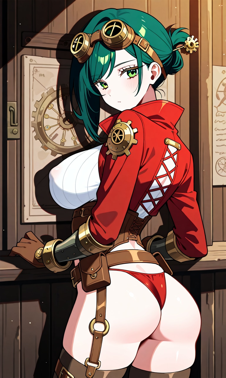 スチームパンクの女の子