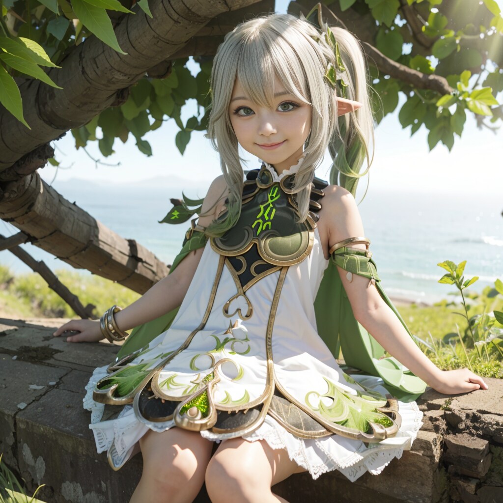 【原神　ナヒーダ】コスプレ風イラスト