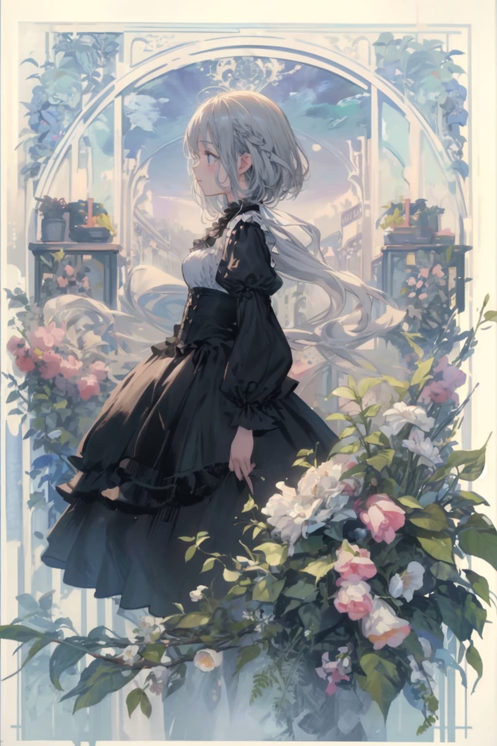 橫顔