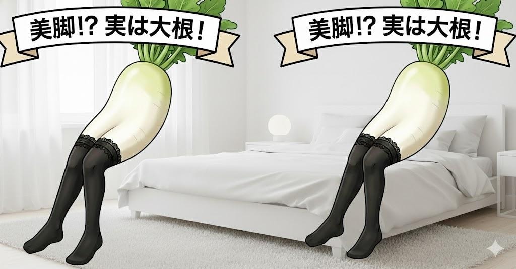 美しき曲線、それは大根