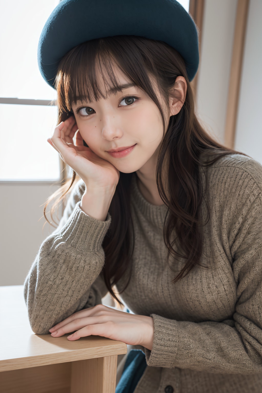 冬のオフィスカジュアル