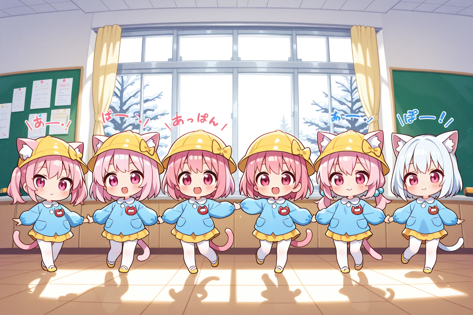 ねこみみようちえん！！ | の人気AIイラスト・グラビア