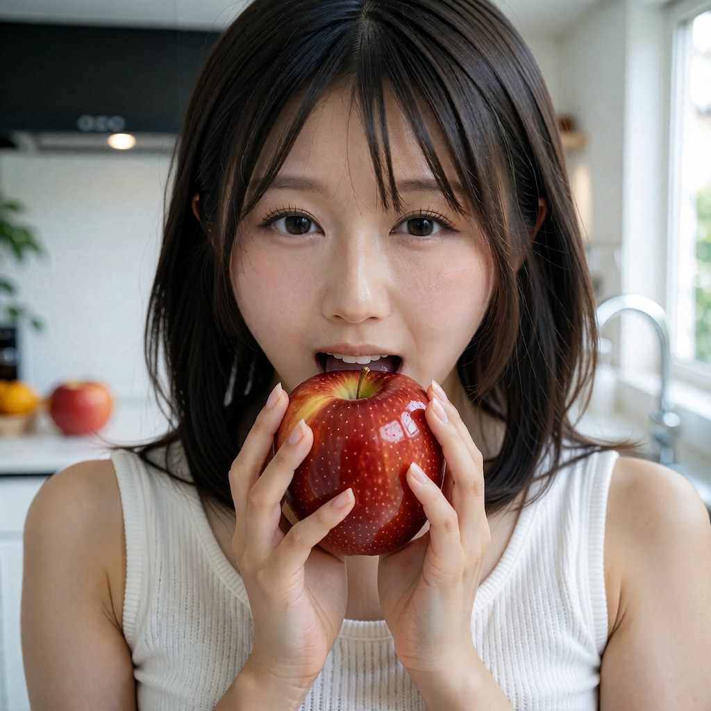 大胆にこのままかじっちゃうぞ！