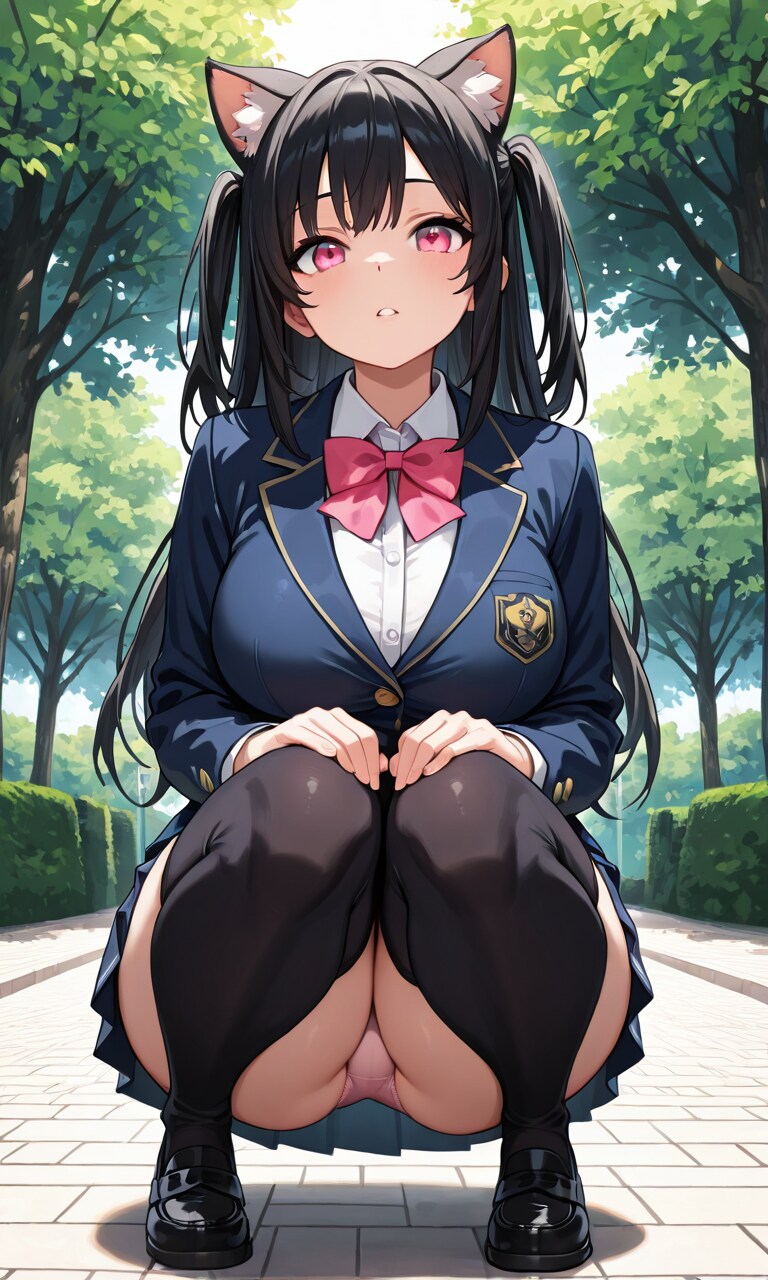 じーっ