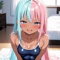 【今日の腹筋】ぎこちない笑顔 2枚目